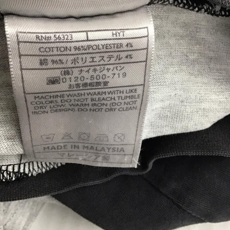 ナイキ NIKE カットソー 七分袖 長袖カットソー クルーネックカットソー ロングスリーブカットソー プリントTシャツ M プリント 灰 / グレー / メンズ USED 古着 中古 10123936