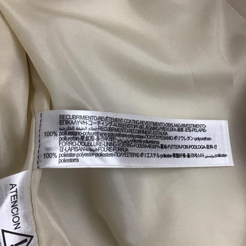 ザラ ZARA ジャケット、上着 ジャケット、ブレザー ジップアップジャケット ライダースジャケット アウター L 無地 ベージュ / ベージュ / レディース USED 古着 中古 10127850