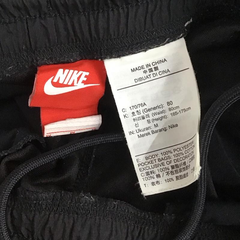 ナイキ NIKE パンツ ワークパンツ、ペインターパンツ at5285-010 ジョガーパンツ ワイドパンツ スポーツウェア M ロゴ、文字 黒 / ブラック / メンズ USED 古着 中古 10124604
