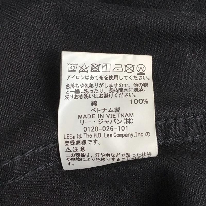 リー Lee ジャケット、上着 ジャケット、ブレザー lm2217 オーバーサイズデニムツイルライダージャケット Gジャン カジュアルジャケット L 無地 黒 / ブラック / メンズ USED 古着 中古 10107242