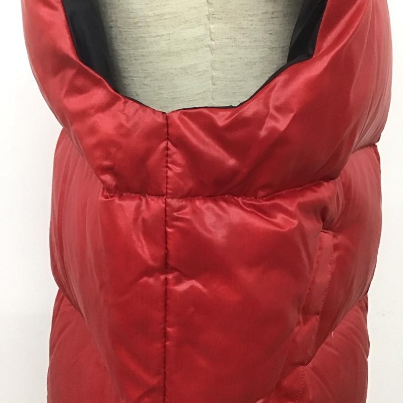ウールリッチ WOOLRICH ベスト ベスト ベスト ダウンベスト アウター ジップアップジャケット L ロゴ、文字 黒 / ブラック / X 赤 / レッド / メンズ USED 古着 中古 10106728