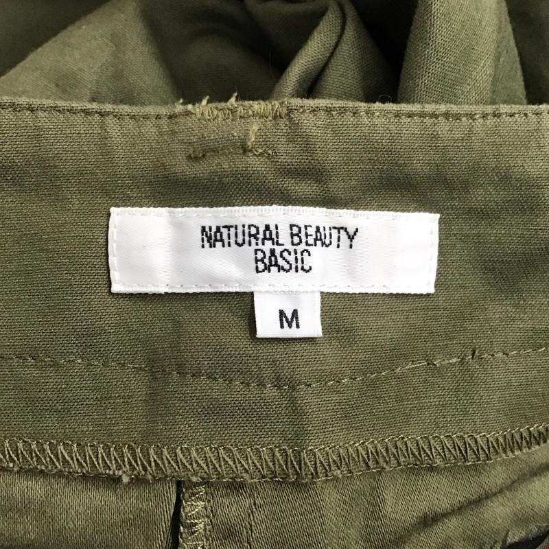 ナチュラルビューティーベーシック NATURAL BEAUTY BASIC パンツ ワークパンツ、ペインターパンツ ベイカーパンツ ミリタリーパンツ M 無地 カーキ / カーキ / レディース USED 古着 中古 10124417