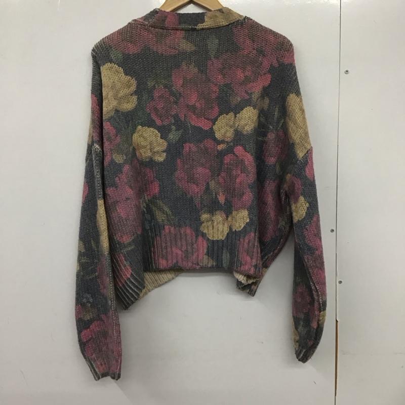 ザラ ZARA カーディガン 長袖 M マルチカラー / マルチカラー / レディース USED 古着 中古 10133456