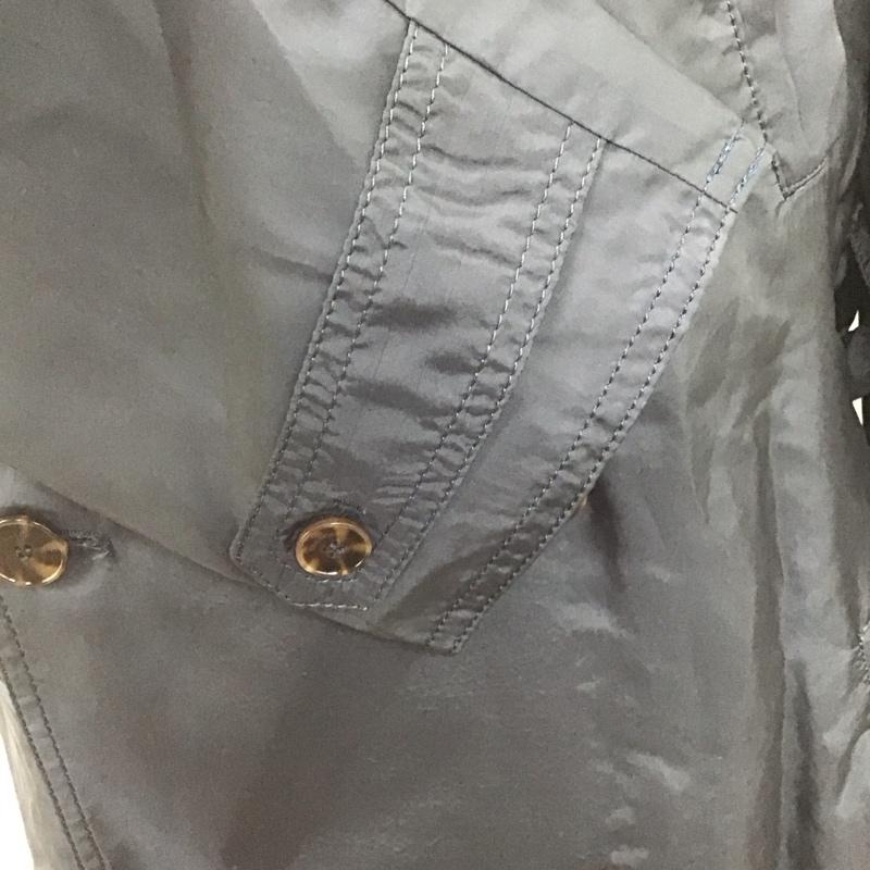ザラメン ZARA MAN ジャケット、上着 ジャンパー、ブルゾン ロングコート ロングジャケット カラージャケット アウター L 無地 紺 / ネイビー / メンズ USED 古着 中古 10107702