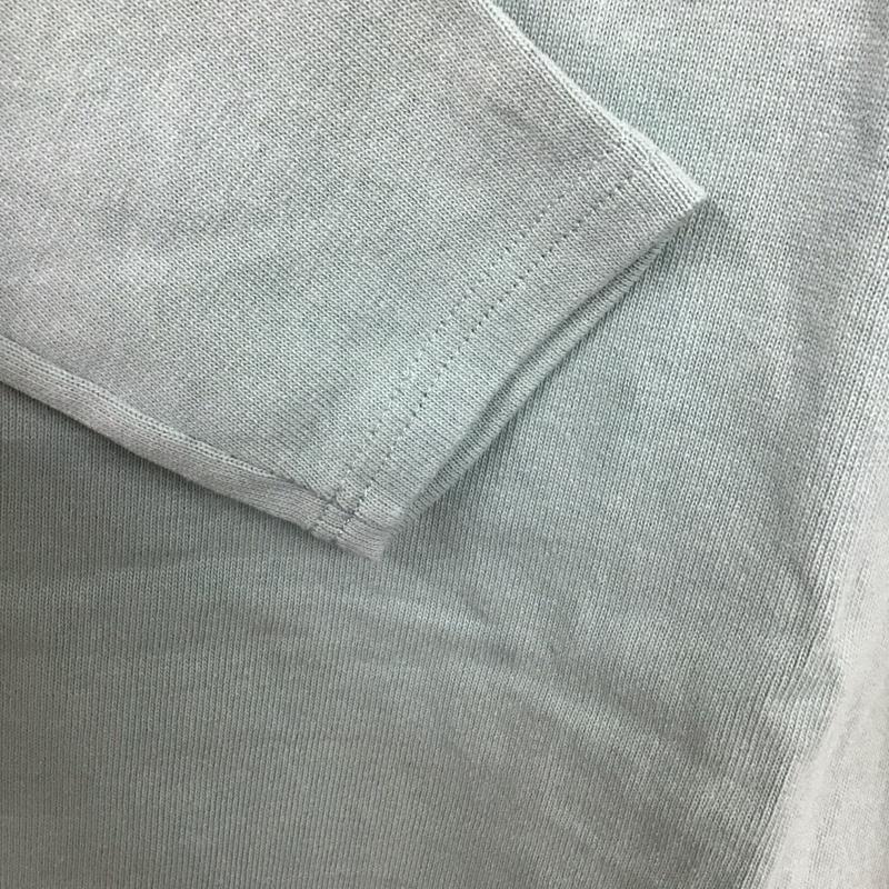 セントジェームス SAINT JAMES Tシャツ 七分袖 無地 薄緑 / ライトグリーン / レディース USED 古着 中古 10132122