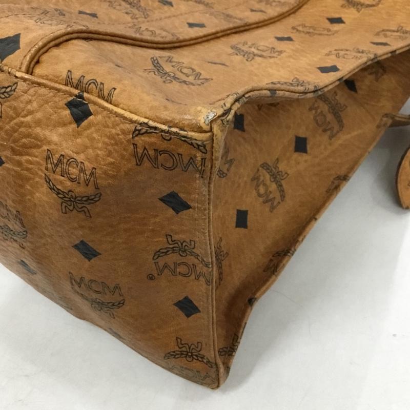 エムシーエム MCM トートバッグ トートバッグ レザー ロゴ ロゴ、文字 茶 / ブラウン / レディース USED 古着 中古 10144958