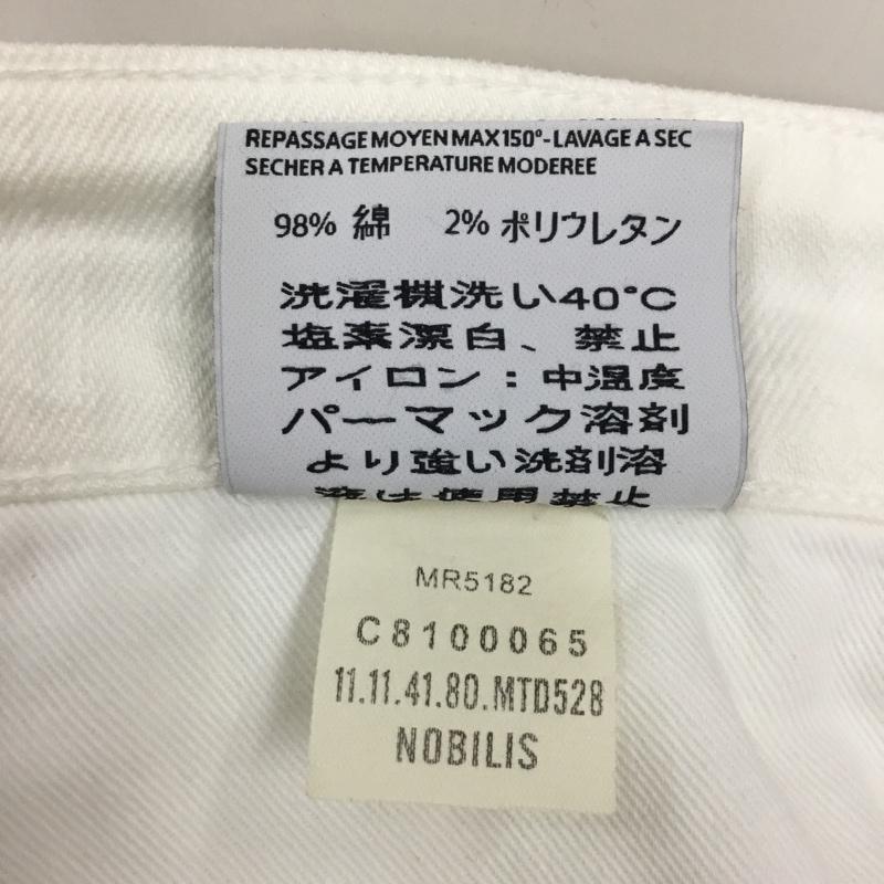 ノティファイ NOTIFY パンツ デニム、ジーンズ デニムパンツ ストレートパンツ ワイドパンツ カジュアルパンツ 30インチ 無地 白 / ホワイト / メンズ USED 古着 中古 10115759