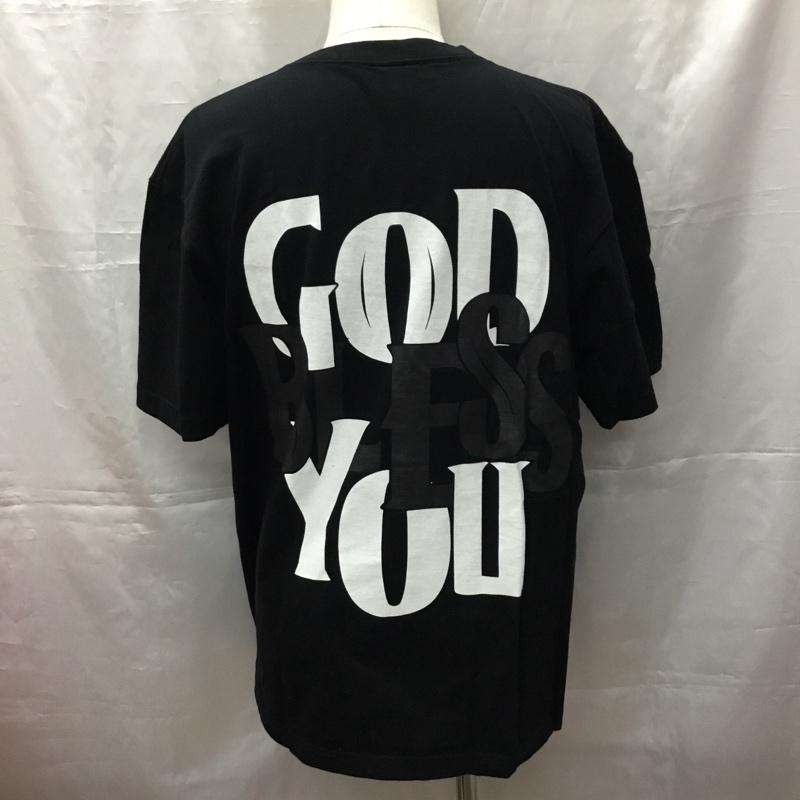 イグザンプル EXAMPLE Tシャツ 半袖 半袖カットソー プリントTシャツ クルーネックカットソー XL ロゴ、文字 黒 / ブラック /  メンズ USED 古着 中古 10108520
