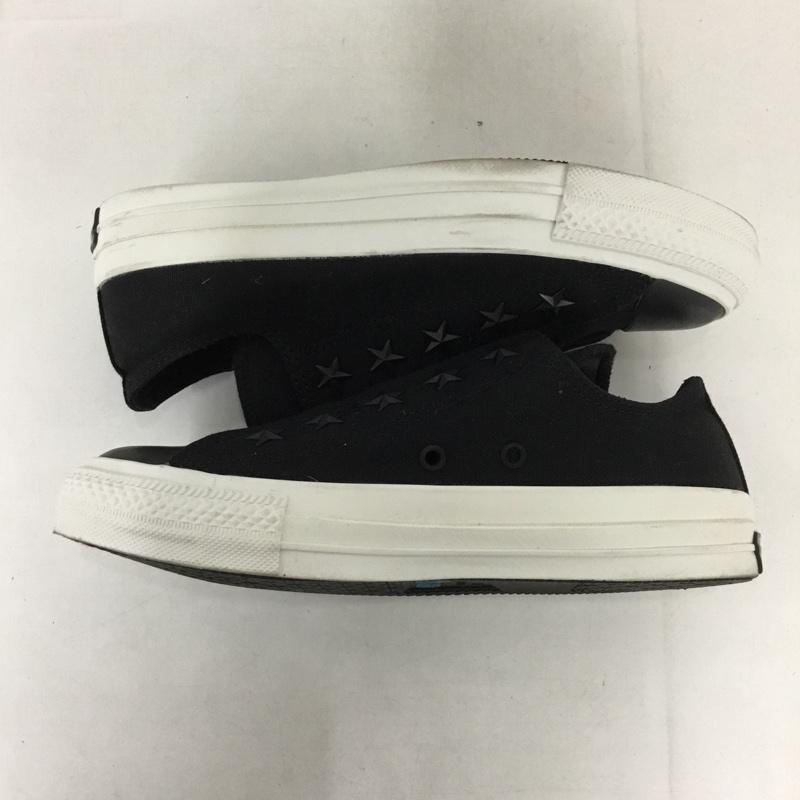 コンバース CONVERSE スニーカー スニーカー 1SC541 ALL STAR 100 STARSLIP OX 23cm スタッズ 23.0cm ロゴ、文字 黒 / ブラック / レディース USED 古着 中古 10130519