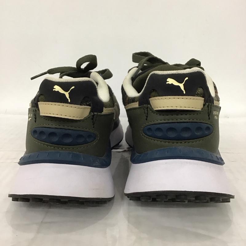 プーマ PUMA スニーカー スニーカー 384186-02 WILD RIDER FLANNEL 24cm 24.0cm ワンポイント カーキ / カーキ / レディース USED 古着 中古 10122584