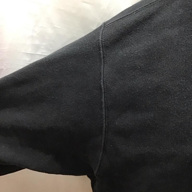 チャンピオン Champion パーカー 長袖 長袖パーカー フード付きパーカー プリントスウェット トレーナー XL 無地 黒 / ブラック /  メンズ USED 古着 中古 10120495
