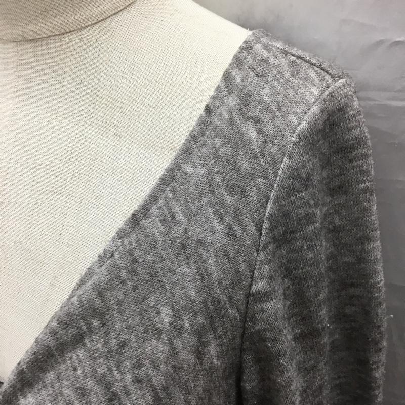 セシルマクビー CECIL McBEE チュニック 長袖 レース ミニワンピース 無地 灰 / グレー / レディース USED 古着 中古 10118491