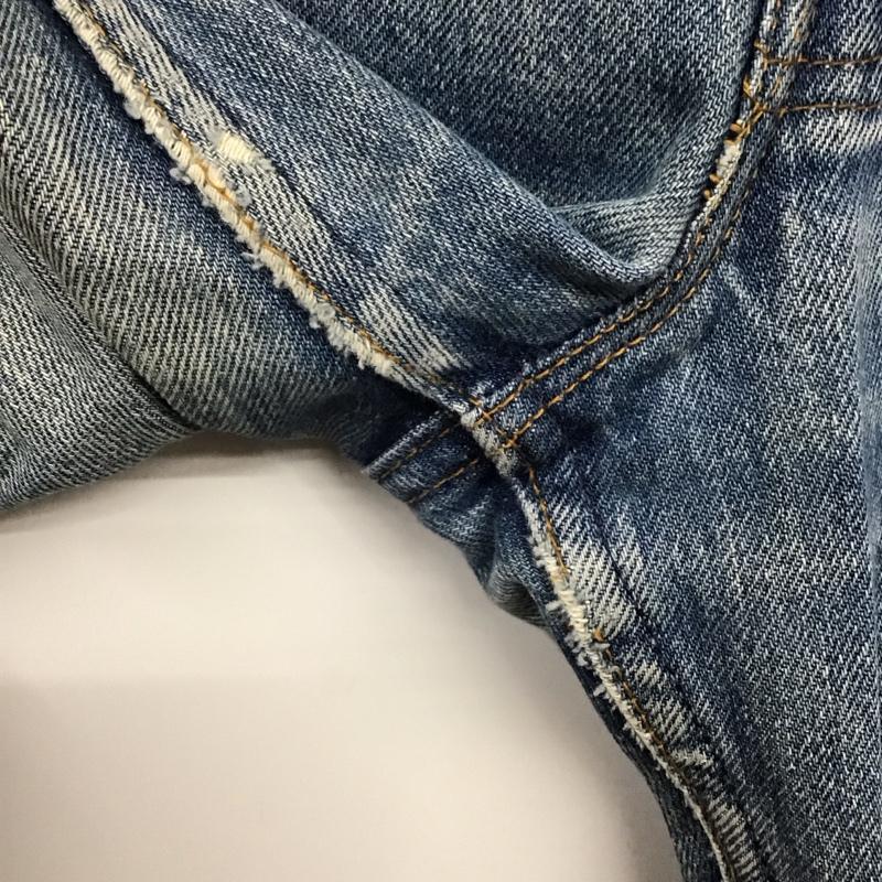 リーバイス Levi s パンツ デニム、ジーンズ W32L36 32インチ 無地 インディゴ / インディゴ / メンズ USED 古着 中古 10128806