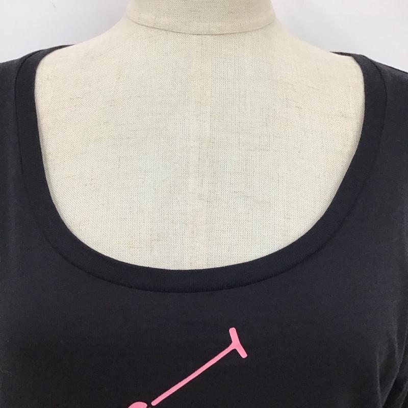ラルフローレン RALPHLAUREN Tシャツ 長袖 ビッグポニー S プリント 黒 / ブラック / レディース USED 古着 中古 10114443