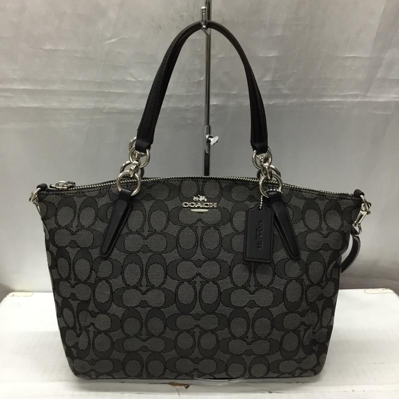 コーチ COACH ショルダーバッグ ショルダーバッグ F36625 シグネチャー 2WAY 総柄 黒 / ブラック / レディース USED 古着 中古 10115580