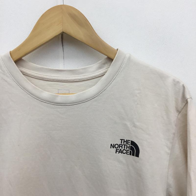 ザノースフェイス THE NORTH FACE Tシャツ 半袖 NT7UN48C THE NORTH FACE NSE BANDANA バンダナ ショートスリーブ M ロゴ、文字 X ペイズリー ベージュ / ベージュ / X 赤 / レッド / X 白 / ホワイト / レディース USED 古着 中古 10130849