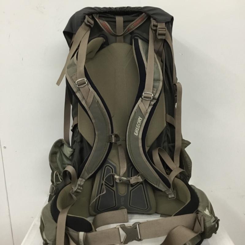 グレゴリー GREGORY リュックサック、デイパック リュックサック、デイバッグ 11T-00137909 バックパック TRICONI 60 登山 ロゴ、文字 灰 / グレー / X カーキ / カーキ / メンズ USED 古着 中古 10109904