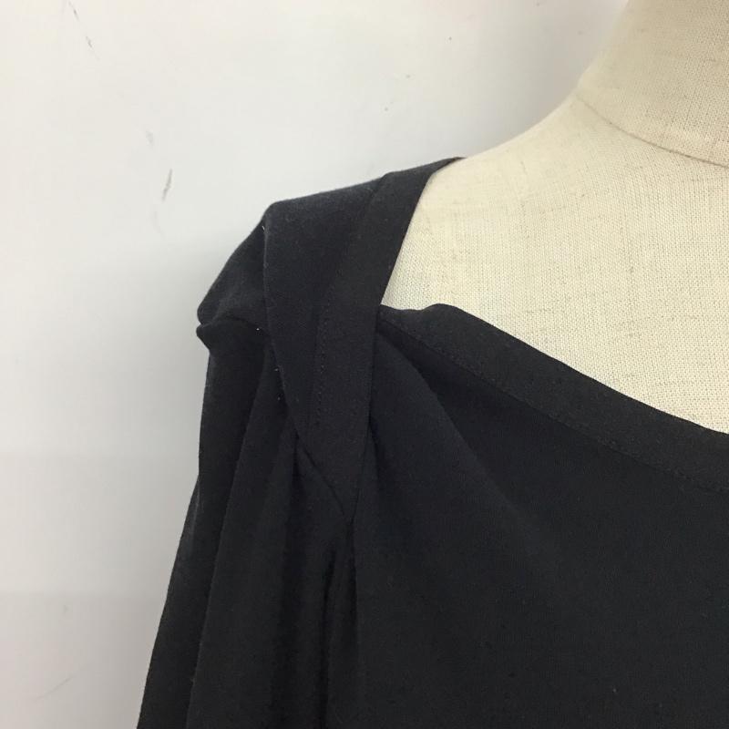 ワイズ Y s カットソー 長袖 無地 黒 / ブラック / レディース USED 古着 中古 10118823