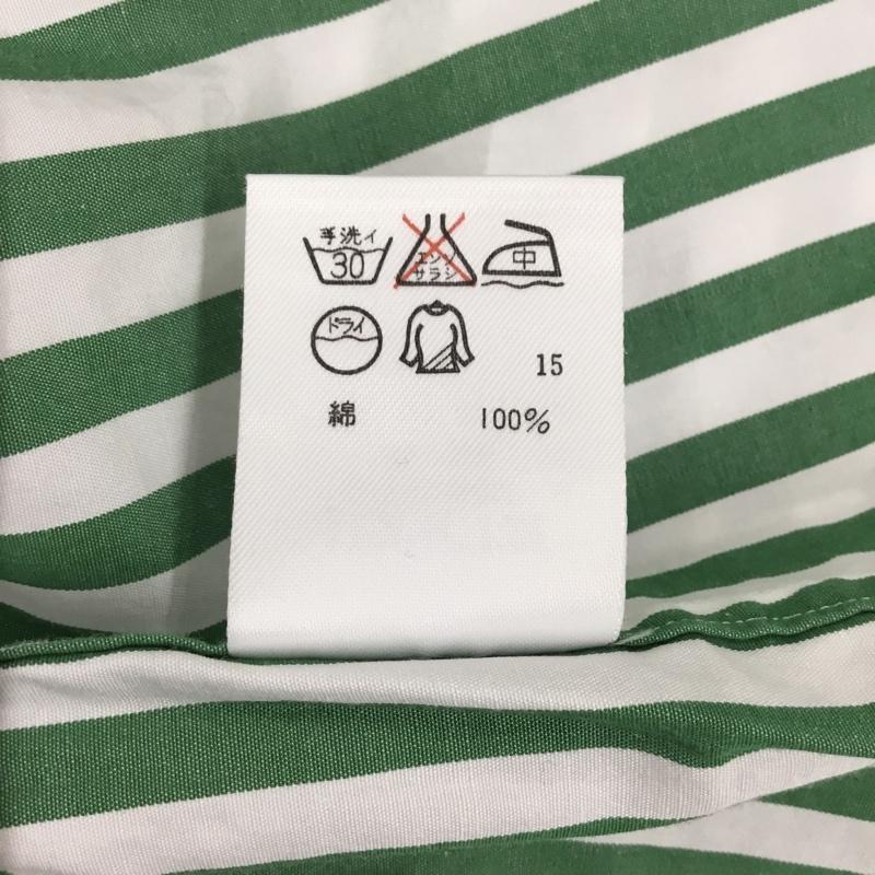 ラルフローレン RALPHLAUREN シャツ、ブラウス 長袖 長袖シャツ カラーシャツ ポケットシャツ 長袖カットソー ストライプシャツ 7 ストライプ 白 / ホワイト / X 緑 / グリーン / メンズ USED 古着 中古 10121674