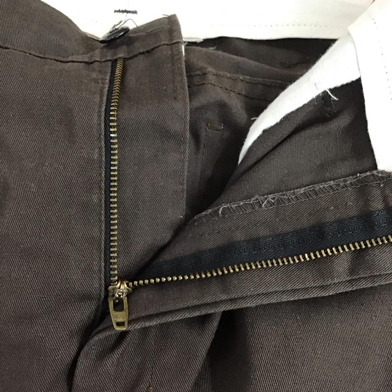 レッドキャップ RED KAP パンツ チノパン チノパン スリムパンツ カジュアルパンツ 34インチ 無地 茶 / ブラウン /  メンズ USED 古着 中古 10126115