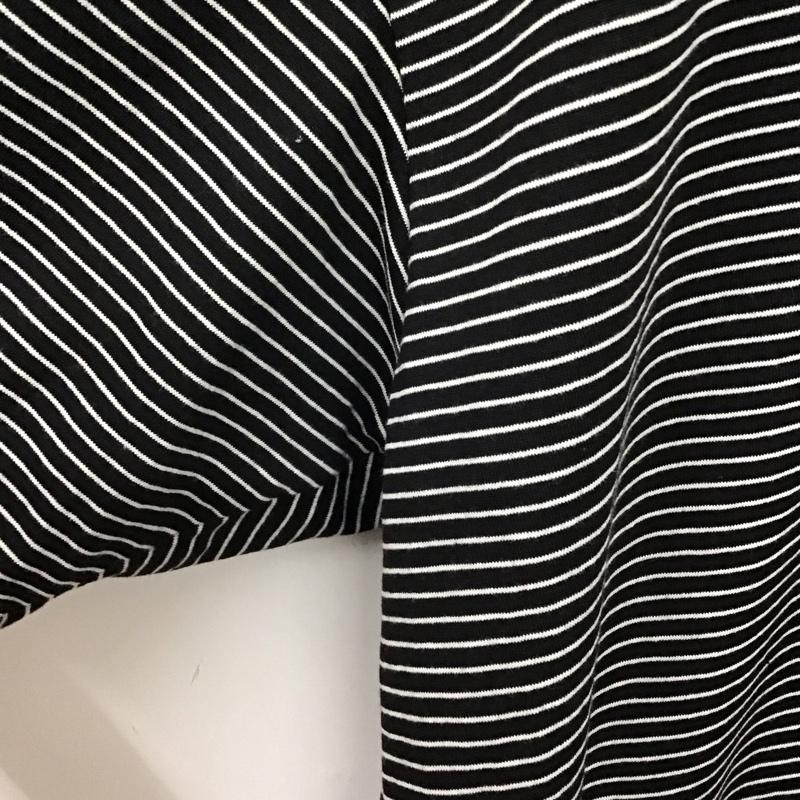 ケルティ KELTY Tシャツ 半袖 半袖カットソー プリントTシャツ クルーネックカットソー XL ボーダー柄 白 / ホワイト / X 黒 / ブラック / メンズ USED 古着 中古 10137792