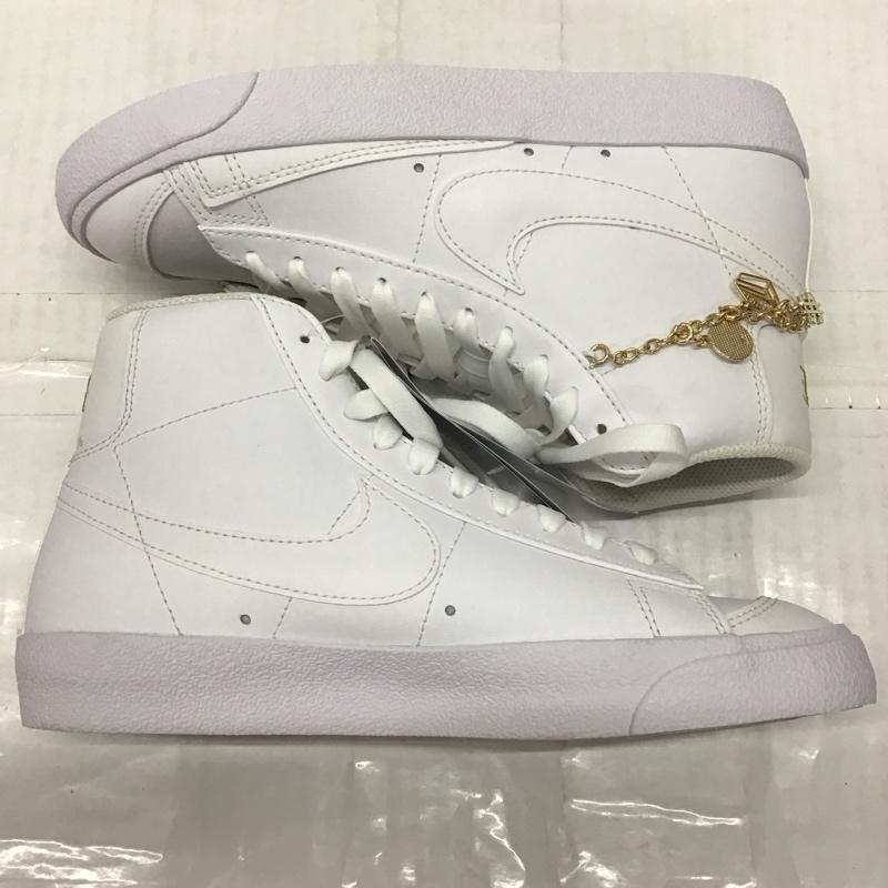 ナイキ NIKE スニーカー スニーカー DM0850 100 WMNS BLAZER MID 77 LX 24.5cm 箱有 24.5cm ロゴ、文字 白 / ホワイト / レディース USED 古着 中古 10119355