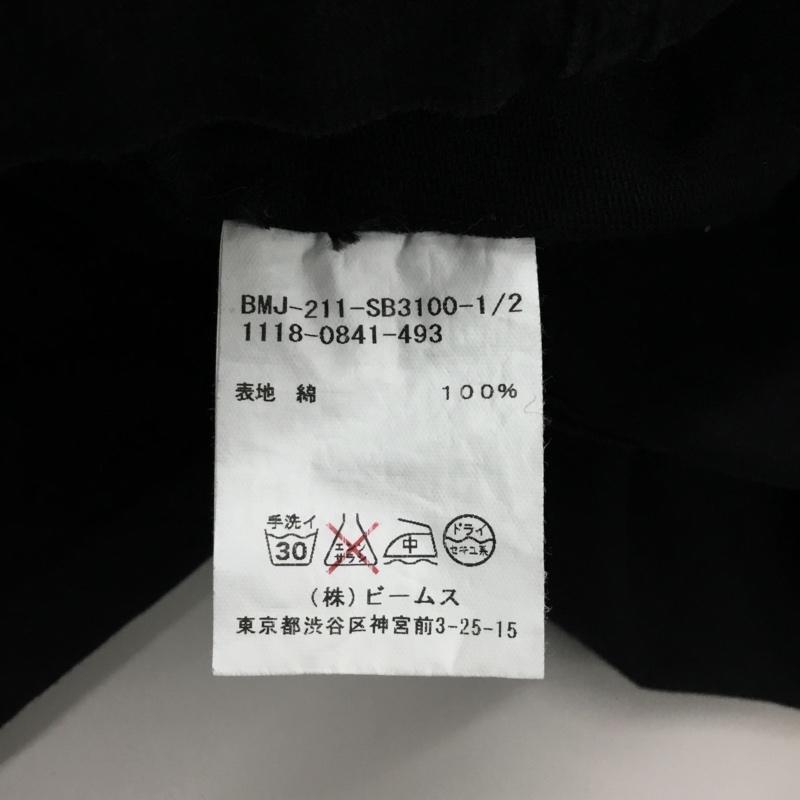 ビームス BEAMS ジャケット、上着 ジャンパー、ブルゾン bmj-211-sb3100-1/2 ミリタリージャケット ジップアップジャケット アウター L 無地 黒 / ブラック / メンズ USED 古着 中古 10108746