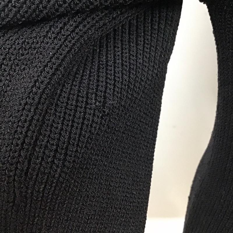 ザラ ZARA ニット、セーター 長袖 長袖ニットカットソー セーター クルーネック M 無地 黒 / ブラック / レディース USED 古着 中古 10118514