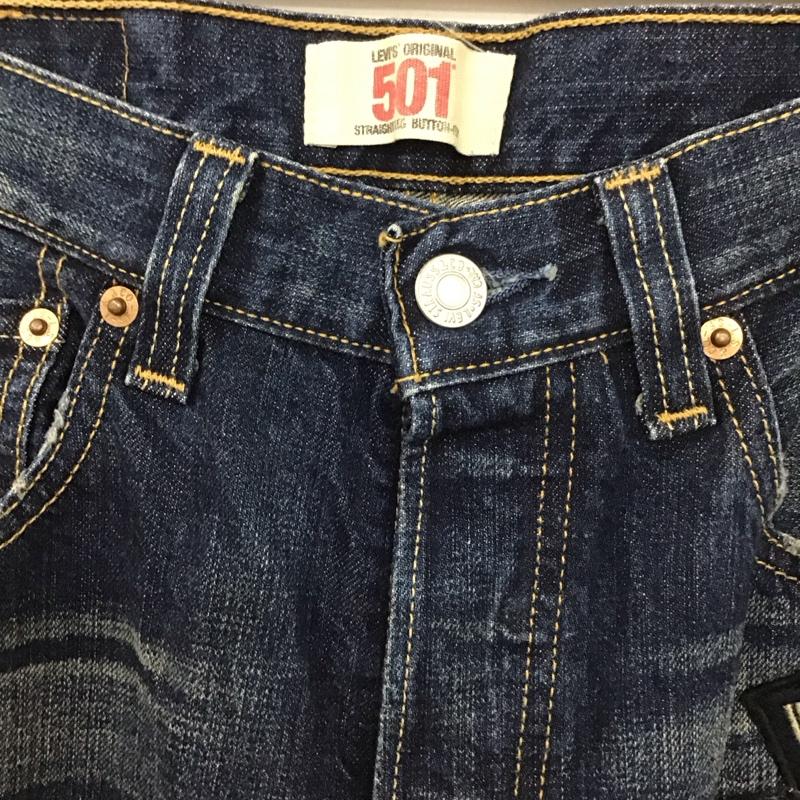 リーバイス Levi s パンツ デニム、ジーンズ 08501-0233 28インチ 無地 インディゴ / インディゴ / メンズ USED 古着 中古 10131448
