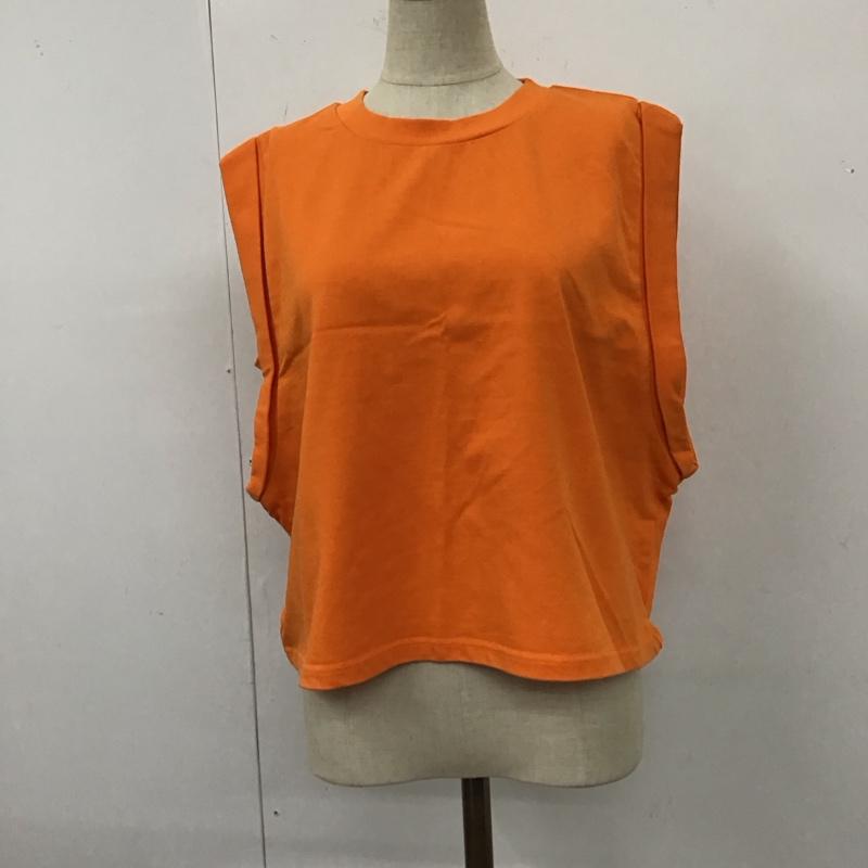 スライ SLY タンクトップ タンクトップ 030ear80-0250 BOX CUT TOPS FREE 無地 橙 / オレンジ / レディース USED 古着 中古 10119782