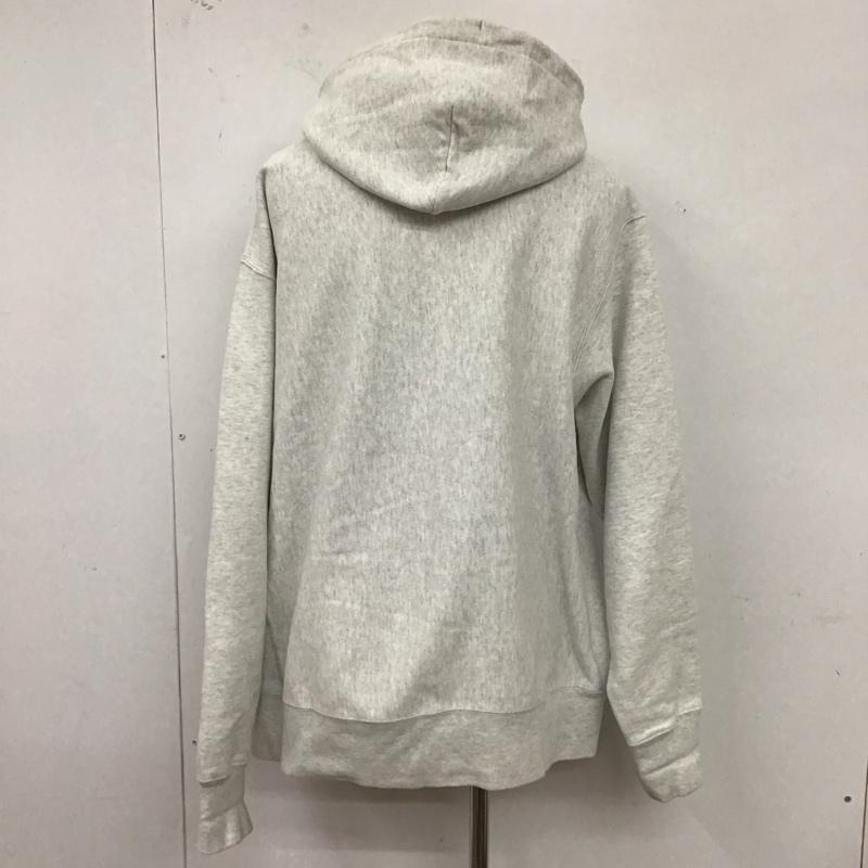 チャンピオン Campion パーカー 長袖 フーディ XL 無地 灰 / グレー /  メンズ USED 古着 中古 10124851