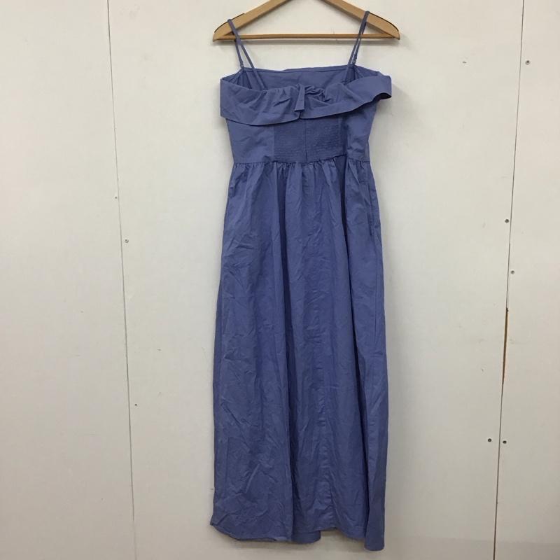 ザラ ZARA ワンピース ロングスカート XS 無地 水色 / ライトブルー / レディース USED 古着 中古 10137442