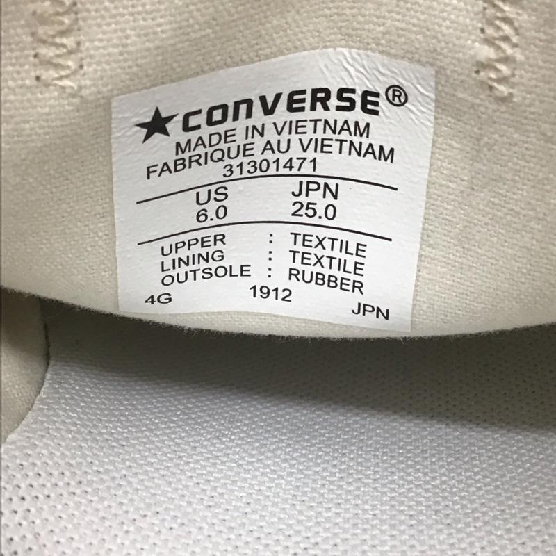 コンバース CONVERSE スニーカー スニーカー 31301471 ALL STAR LIGHT PLTS OX 25cm 25.0cm ロゴ、文字 ベージュ / ベージュ / X 白 / ホワイト / レディース USED 古着 中古 10118781