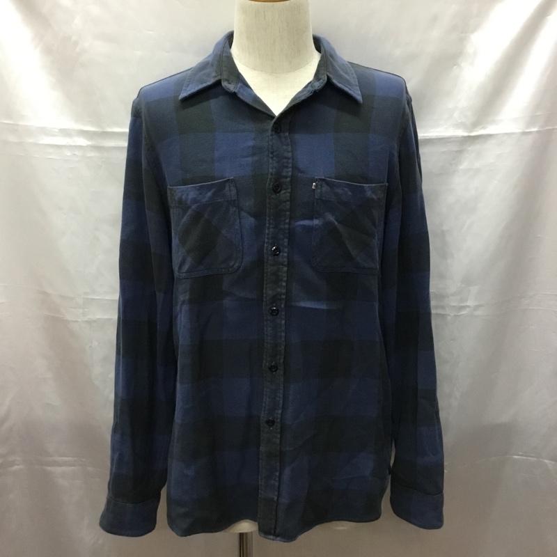 ポロジーンズカンパニー POLO JEANS COMPANY シャツ、ブラウス 長袖 長袖シャツ カラーシャツ ポケットシャツ 長袖カットソー チェックシャツ L チェック マルチカラー / マルチカラー /  メンズ USED 古着 中古 10109466