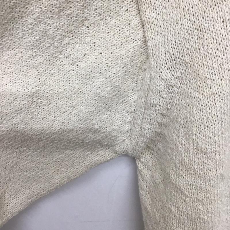 スタディオクリップ studio CLIP カーディガン 長袖 M 無地 オフホワイト / オフホワイト / レディース USED 古着 中古 10133248