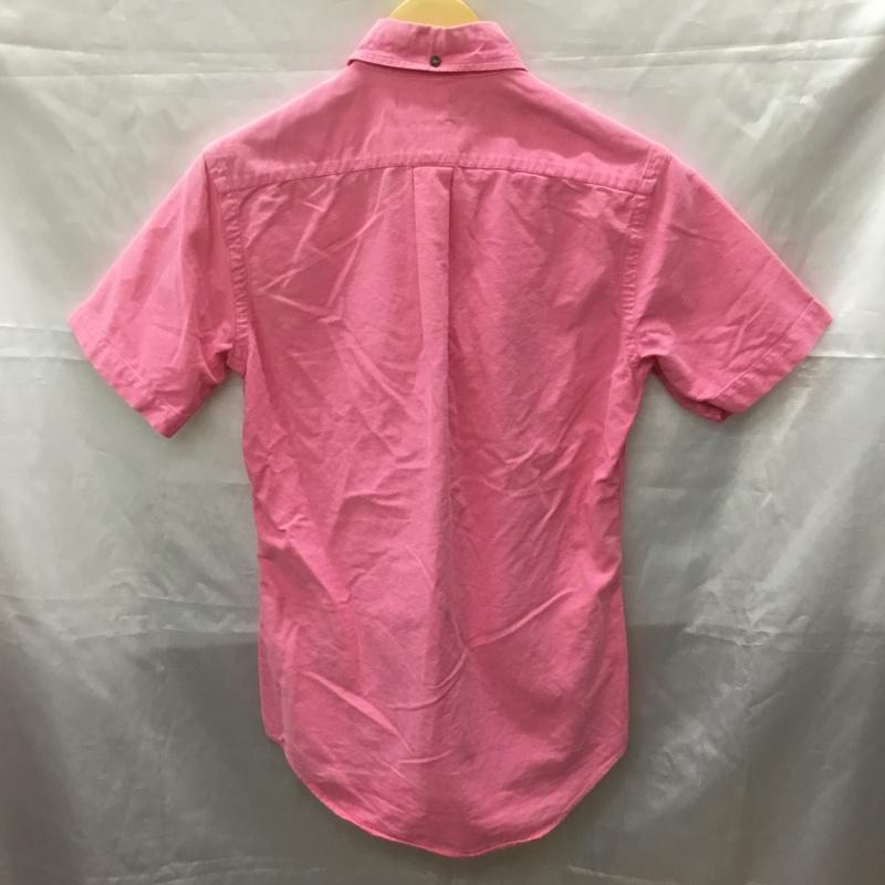 ラルフローレン RALPHLAUREN シャツ、ブラウス 半袖 半袖シャツ カラーシャツ 半袖カットソー XS ロゴ、文字 桃 / ピンク /  メンズ USED 古着 中古 10113298