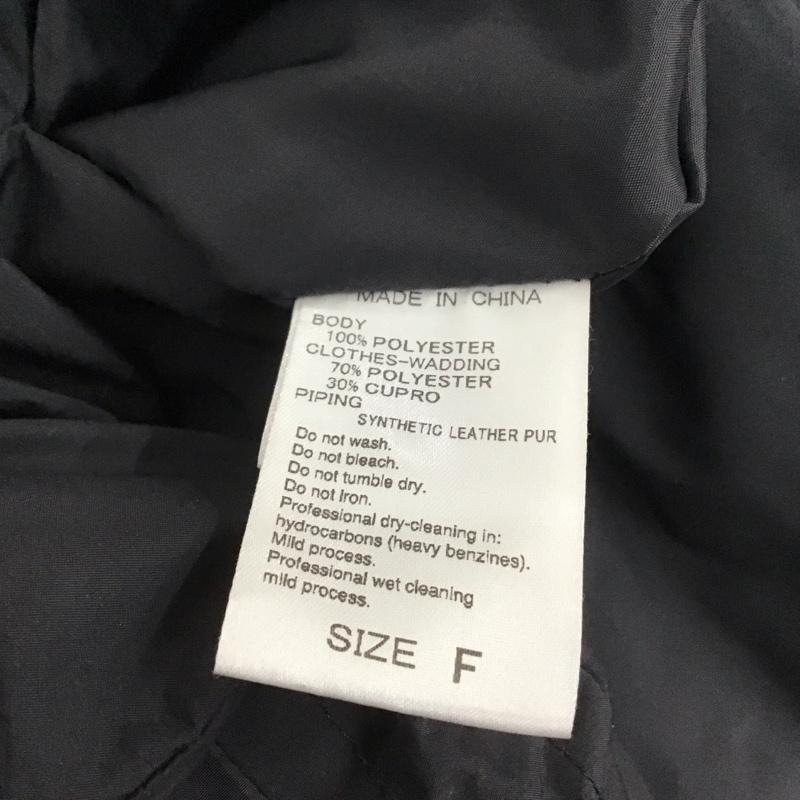 アダムエロペ ADAM ET ROPE ジャケット、上着 ジャケット、ブレザー GAL-50580-B テントシルエットダウンライク中綿ジャケット FREE 無地 黒 / ブラック / レディース USED 古着 中古 10109602