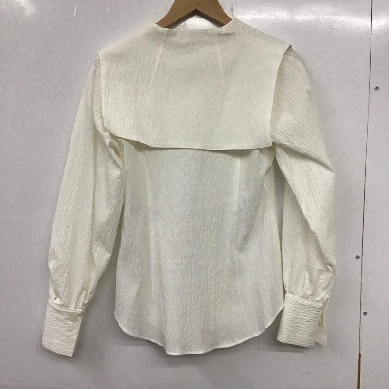 イネラ INella シャツ、ブラウス 長袖 FREE 無地 白 / ホワイト / レディース USED 古着 中古 10138009