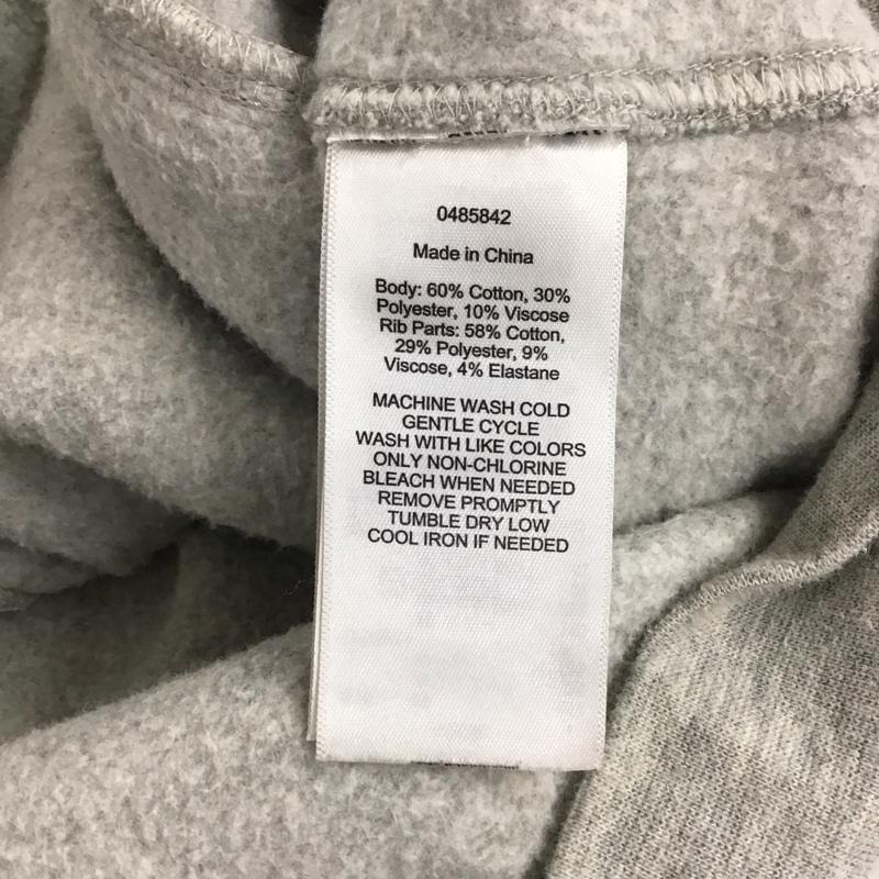 ポロバイラルフローレン Polo by RALPH LAUREN トレーナー 長袖 スウェット ジップ M 無地 灰 / グレー / メンズ USED 古着 中古 10134514