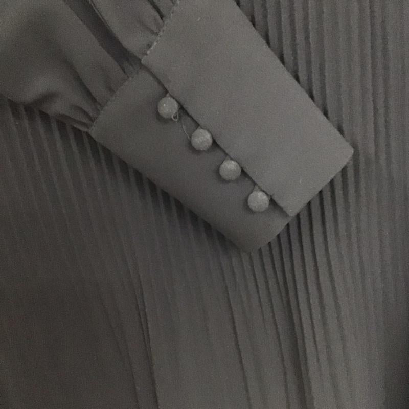 ザラ ZARA ワンピース ひざ丈スカート M 無地 黒 / ブラック / レディース USED 古着 中古 10139351