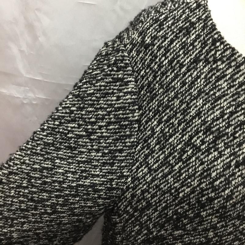 ロペピクニック ROPE PICNIC コート コート一般 GDO-5514-B 2WAY ノーカラー ジャケット 40 無地 黒 / ブラック / レディース USED 古着 中古 10107305
