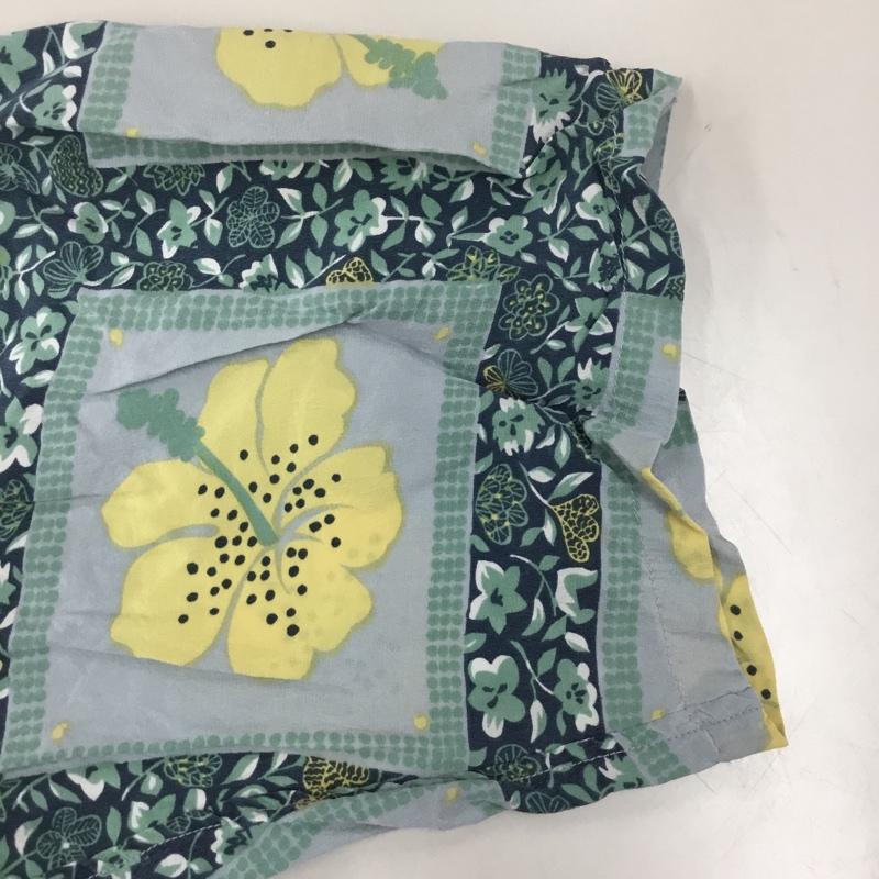 古着 USED シャツ、ブラウス 半袖 半袖シャツ カラーシャツ 半袖カットソー アロハシャツ M 総柄 X 花柄 マルチカラー / マルチカラー / メンズ USED 古着 中古 10106434