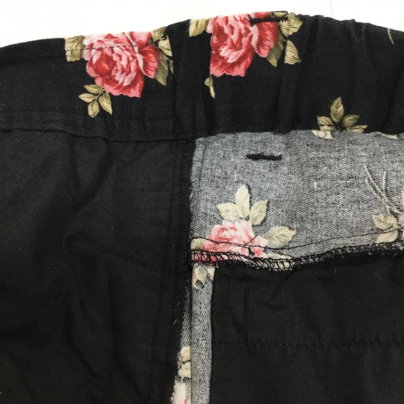 ページボーイ PAGEBOY パンツ ショートパンツ 花柄 総柄 X 花柄 黒 / ブラック / レディース USED 古着 中古 10044913