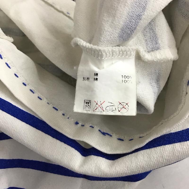 ケイスケカンダ keisuke kanda カットソー 長袖 ボーダー柄 白 / ホワイト / レディース USED 古着 中古 10129242