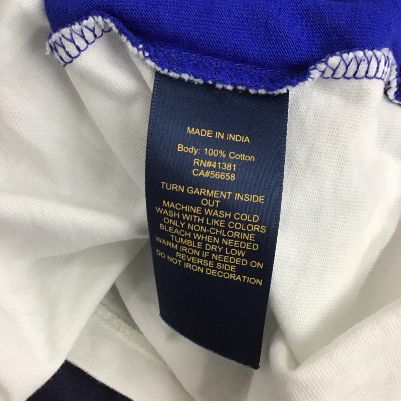 ポロラルフローレン POLO RALPH LAUREN カットソー 長袖 L 無地 青 / ブルー / X 紺 / ネイビー / メンズ USED 古着 中古 10121838