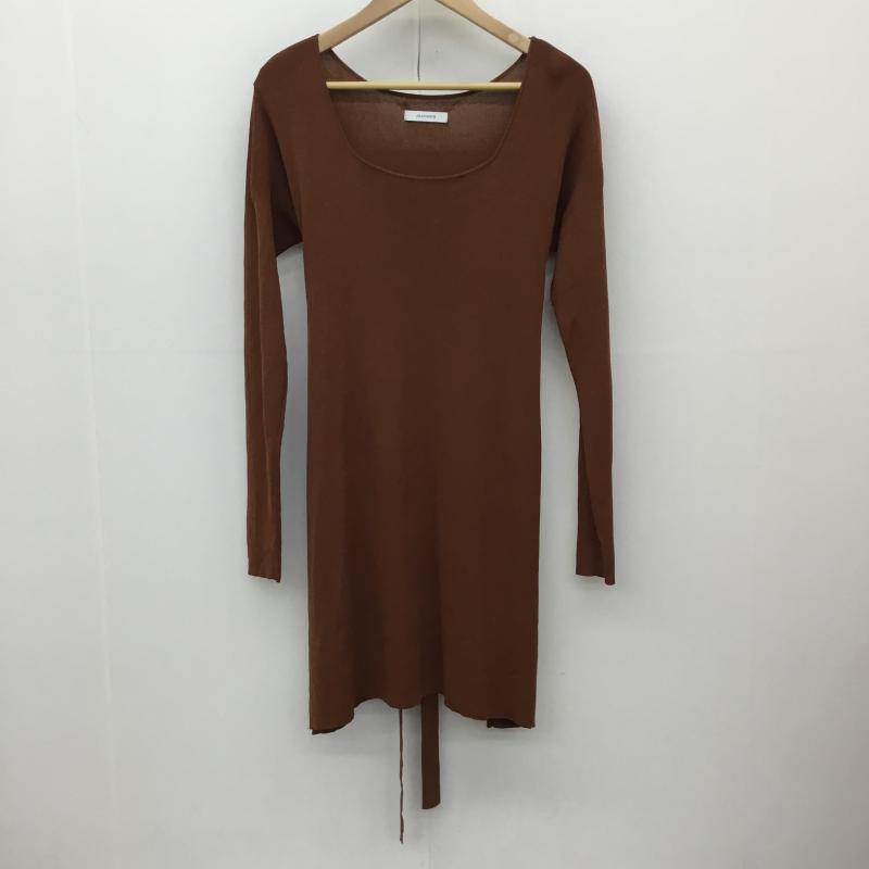 ジーナシス JEANASIS セットアップ セットアップ FREE 無地 茶 / ブラウン / レディース USED 古着 中古 10134141