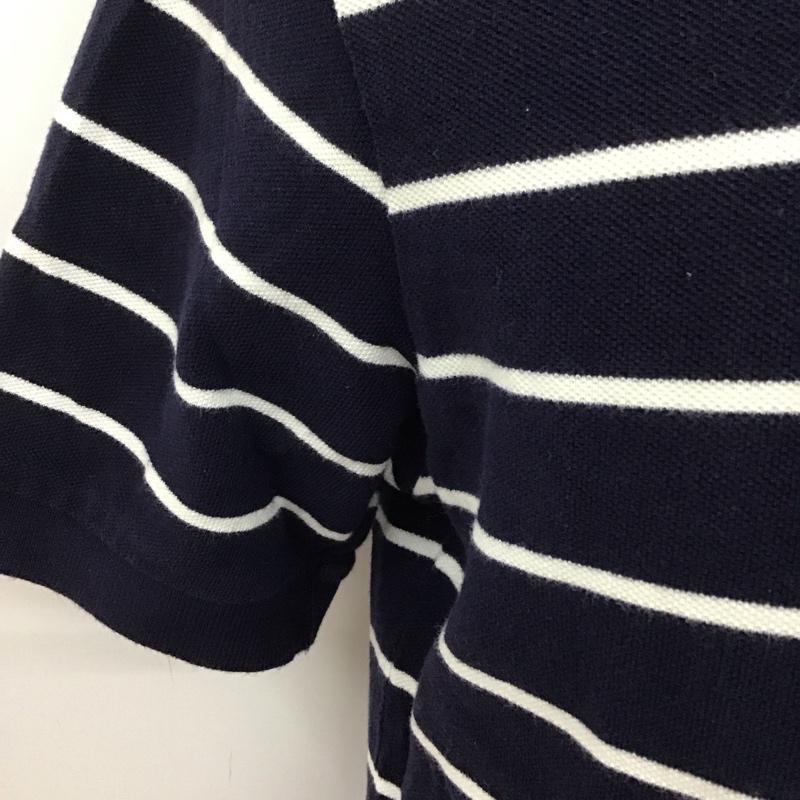 ポロバイラルフローレン Polo by RALPH LAUREN ポロシャツ 半袖 L ボーダー柄 紺 / ネイビー / メンズ USED 古着 中古 10128257