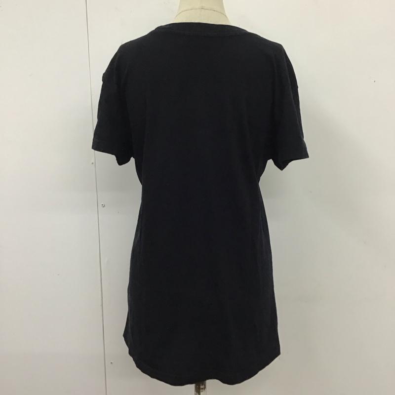 ディーゼル DIESEL Tシャツ 半袖 半袖カットソー プリントTシャツ クルーネックカットソー S プリント 黒 / ブラック / レディース USED 古着 中古 10115974