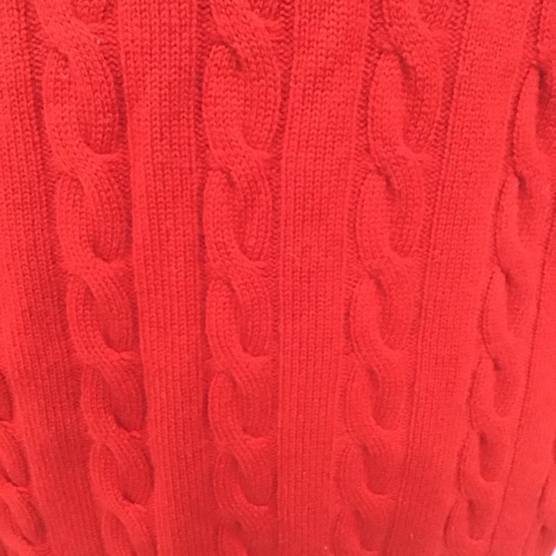 ブルックスブラザーズ BROOKS BROTHERS ニット、セーター 長袖 長袖ニットカットソー ニット セーター クルーネックニット M 赤 / レッド / メンズ USED 古着 中古 10112789