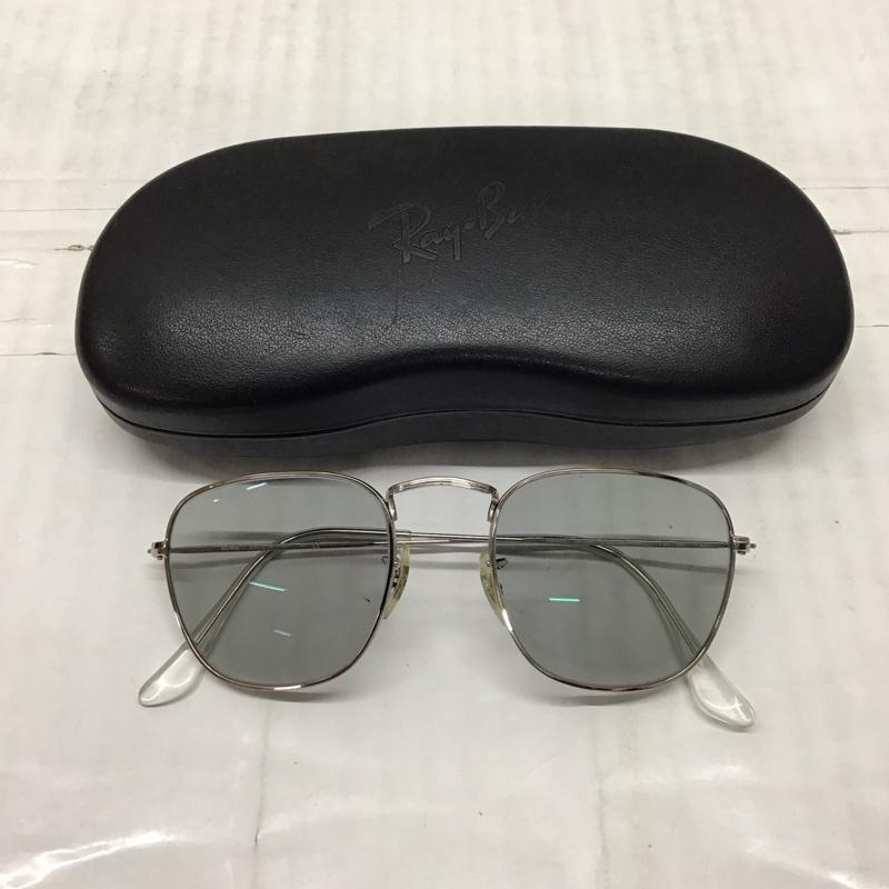 レイバン Ray-Ban めがね・サングラス めがね RB3857 FRANK カラーレンズ ケース付き 無地 銀 / シルバー / メンズ USED 古着 中古 10118205